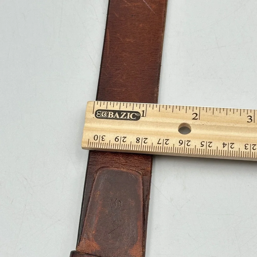 Polo Ralph Lauren Mens Brown Genuine Leather Belt Size 36 405070164-213